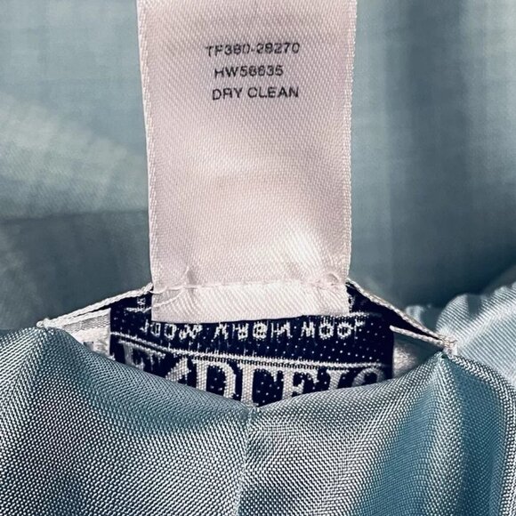 Pendleton Women's Pant Suit Virgin Wool 2 Piece Jacket Blazer Turquoise Blue VTG - Picture 9 of 9